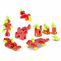Mais Blocos Click I com 60 Peças Blocos de Montar Dismat Mais Blocos Click I com 60 Peças Blocos de Montar Dismat