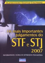 Mais importantes julgamentos do stf e stj, os