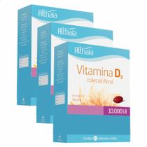 Mais Imunidade Vitamina D3 KIT 3 CXS 10.000ui 30 Capsulas VALIDADE 03/2025