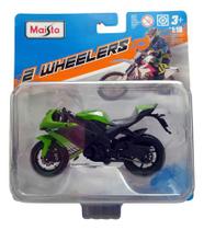 Maisto 2 Wheelers Moto 1:18 Kawasaki Ninja Zx 10r Verde