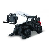 Maisto - miniatura trator bobcat t40 (t40140) telescopio com garfo - 1/64