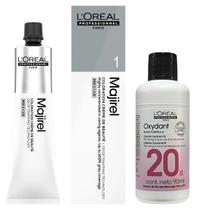 Majirel Tinta 1 Preto 60g + Ox 20vol 90ml Loreal