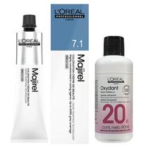 Majirel Tinta 7.1 Louro Cinza 60g + Ox 20vol 90ml Loreal