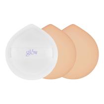 Makeup Beauty Sponge glow Cloud Sponge 3 peças com estojo de viagem Makeup Beauty Sponge glow Cloud Sponge 3 peças com estojo de viagem
