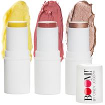 Makeup Boomstick Trio Rose Nude Cream Blush para mulheres mais velhas