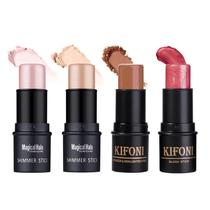 Makeup Contour Stick SUMEITANG, 4 peças, kit de iluminador e blush Makeup Contour Stick SUMEITANG, 4 peças, kit de iluminador e blush