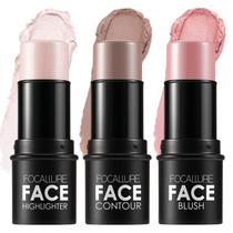Makeup Contour Sticks, creme FOCALLURE com iluminador e blush