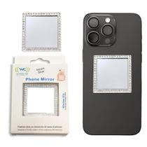 Makeup Mirror Wireless City Diamond Bling para capa de telefone