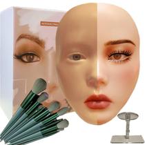 Makeup Practice Face XIJIEMAO Mannequin Head com suporte