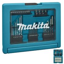 Makita B49389 Conjunto de brocas/brocas para metal Broca para madeira Broca para chave de fenda 33 peças