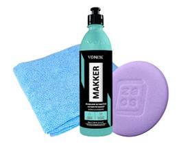 Makker Maquiador Automotivo Vonixx 500ml + Aplicador Flanela Makker Maquiador Automotivo Vonixx 500ml + Aplicador Flanela