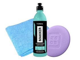 Makker Maquiador Automotivo Vonixx 500ml + Aplicador Flanela Makker Maquiador Automotivo Vonixx 500ml + Aplicador Flanela