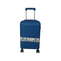 Mala Azul Viagem Vai a Bordo Com Rodinhas Trava Xeryus 10Kg