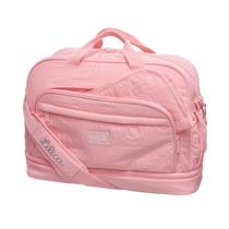 Mala Bolsa Maternidade Bebê Menina Tamanho Grande Cor Rosa Lilica Ripilica Puff Reforçada Impermeável Luxo Premium