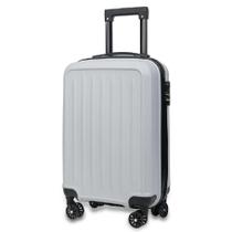 Mala Bordo 10kg Cinza ABS Rígida Cadeado Antifurto Giro 360 Mala Bordo 10kg Cinza ABS Rígida Cadeado Antifurto Giro 360