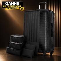 Mala Bordo 10kg, Média 23kg e Grande 32kg ABS Premium Com Garantia Vitalícia SESTINI, Cadeado, Aprovada ANAC, Original Sestini e Kit Organizador 6 pçs Mala Bordo 10kg, Média 23kg e Grande 32kg ABS Premium Com Garantia Vitalícia SESTINI, Cadeado, Aprovada ANAC, Original Sestini e Kit Organizador 6 pçs
