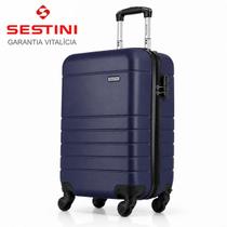 Mala Bordo 10kg SESTINI Rodinhas Removíveis em ABS Premium e Espaçosa, Padrão ANAC, Original com Garantia Vitalícia Sestini 55x34x24 cm Mala Bordo 10kg SESTINI Rodinhas Removíveis em ABS Premium e Espaçosa, Padrão ANAC, Original com Garantia Vitalícia Sestini 55x34x24 cm