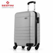 Mala Bordo 10kg SESTINI Rodinhas Removíveis em ABS Premium e Espaçosa, Padrão ANAC, Original com Garantia Vitalícia Sestini 55x34x24 cm