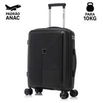 Mala Bordo 10kg Viagem Resistente Flexível em Polipropileno Rodinhas 360º TSA - Quito - Denlex Mala Bordo 10kg Viagem Resistente Flexível em Polipropileno Rodinhas 360º TSA - Quito - Denlex