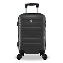 Mala Bordo ABS Rígido Rodinha 360º Cadeado Lateral