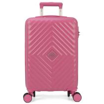 Mala Bordo Com Rodinha Viagem Cadeado Segredo Up4You Pink