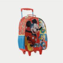 Mala com rodas 16 mickey x2 11600 artigo escolar