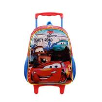 Mala Com Rodas Carros 14 X Infantil Xeryus