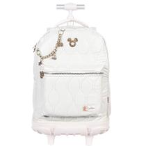 Mala com Rodas e Alça Escolar 17T Mickey Teen New Puffer Nude 15110 - Xeryus Mala com Rodas e Alça Escolar 17T Mickey Teen New Puffer Nude 15110 - Xeryus