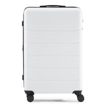 Mala de bagagem Zibbizo Hard Shell de 24 polegadas com fechadura TSA branca