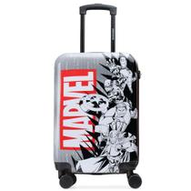 Mala de Bordo 10 Kg ABS 4 Rodas Marvel Cinza Mala de Bordo 10 Kg ABS 4 Rodas Marvel Cinza