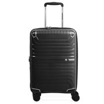 Mala de Bordo 10 Kg Polipropileno 4 Rodas Swiss One Onix Preta