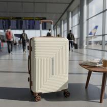 Mala De Bordo 10 Kg Ziper Antifurto Abs 4 Rodas Padrão Anac