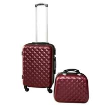 Mala De Bordo 10kg + Frasqueira Viagem Rodinhas 360 ABS Mala De Bordo 10kg + Frasqueira Viagem Rodinhas 360 ABS