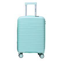 Mala de Bordo 10kg Rodinhas 360º PoliPropileno Mundi França Viagem MDF5059 Verde