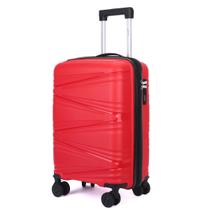 Mala de Bordo 10kg Viagem Zíper Expansível em Polipropileno Rodinhas 360º - Bocaiúva - Cruzeiro - Azul claro - Fendi