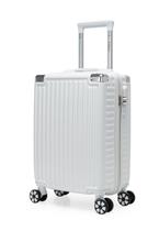 Mala De Bordo 8 Kg Reforçada Rodas 360 Cadeado Anac BRANCO