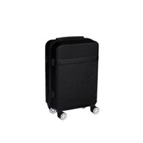 Mala de Bordo ABS 10kg Preta Rodas Giro 360 Viagem