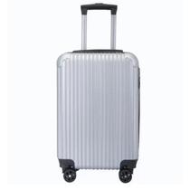 Mala de Bordo ABS 4 Rodas Fox Prata