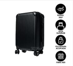 Mala de Bordo ABS 4 Rodas Fox preto