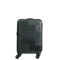 Mala de Bordo Abs Expansível para Viagem American Tourister By Samsonite Cuiabá Cadeado Tsa Preto