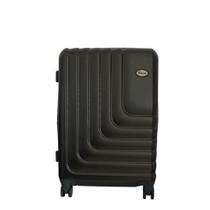 Mala de Bordo Abs para Viagem Ika Flex Cadeado Tsa Embutido Rodas Duplas 360º - Grafite, P