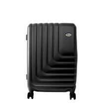 Mala de Bordo ABS para Viagem IKA Flex, Cadeado TSA Embutido, Rodas Duplas 360º Preta