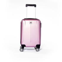 Mala de Bordo ABS para Viagem Vilabon VB0218 Cadeado Integrado Rodas Duplas 360 Rosa Tam PP