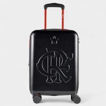 Mala de Bordo Bagaggio Flamengo CRF 20 Polegadas - Preto e Vermelho