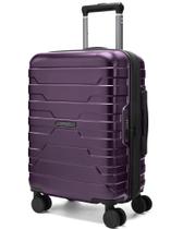 Mala de bordo BAGSMART 20" com cadeado TSA e rodinhas 360 roxa Mala de bordo BAGSMART 20" com cadeado TSA e rodinhas 360 roxa