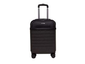 Mala de bordo com Porta Notebook Ibiza Em Abs Preta Batiki Mala de bordo com Porta Notebook Ibiza Em Abs Preta Batiki