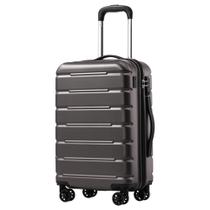 Mala de Bordo Coolife com Porta USB - 28" - Trava TSA - Cinza