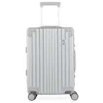 Mala de Bordo de Policarbonato 4 Rodas Kyoto II Prata Mala de Bordo de Policarbonato 4 Rodas Kyoto II Prata