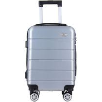 Mala De Bordo Giratoria Em Abs Tam 18" Cinza Tronos