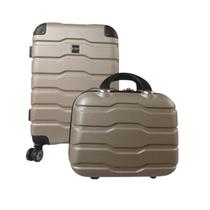 Mala De Bordo P Tripx Expansiva Cadeado Senha + Frasqueira P